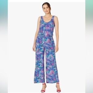 Pappagallo Alex Royal Multi Jumpsuit
